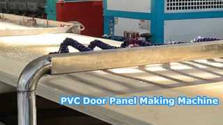 Maschine zur Herstellung von PVC-Türverkleidungen | Extrusionslinie für dekorative Platten mit kundenspezifischer Profilformung