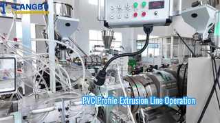PVC-Profil-Extrusionsprozess | Fabrikdemonstration